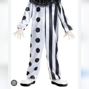 Unisex Adult Killer Clown Jumpsuit Costume - Size L NWT